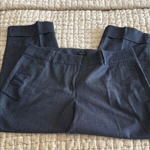 Ann Taylor  Denim Blue Dress capris Pants